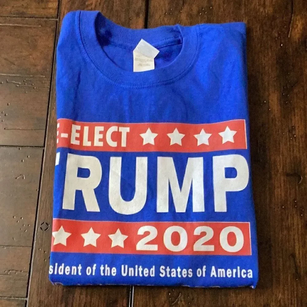 RE-ELECT TRUMP 2020 For President KEEP AMERICA GREAT! Size Small t-shirt NWOT